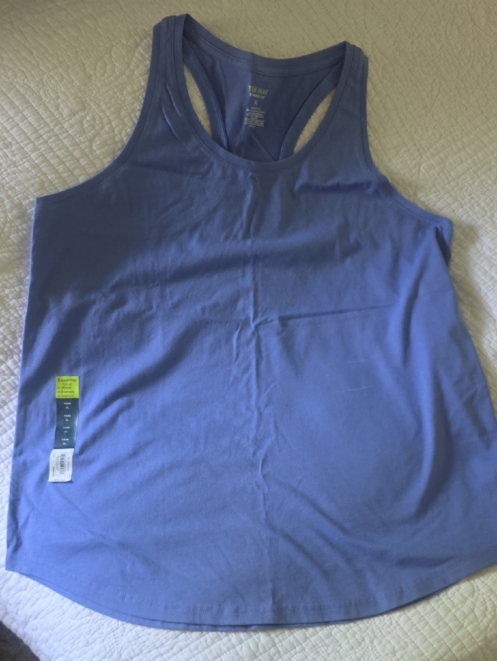 TEK Gear Lavender Racerback Tank Top - XL